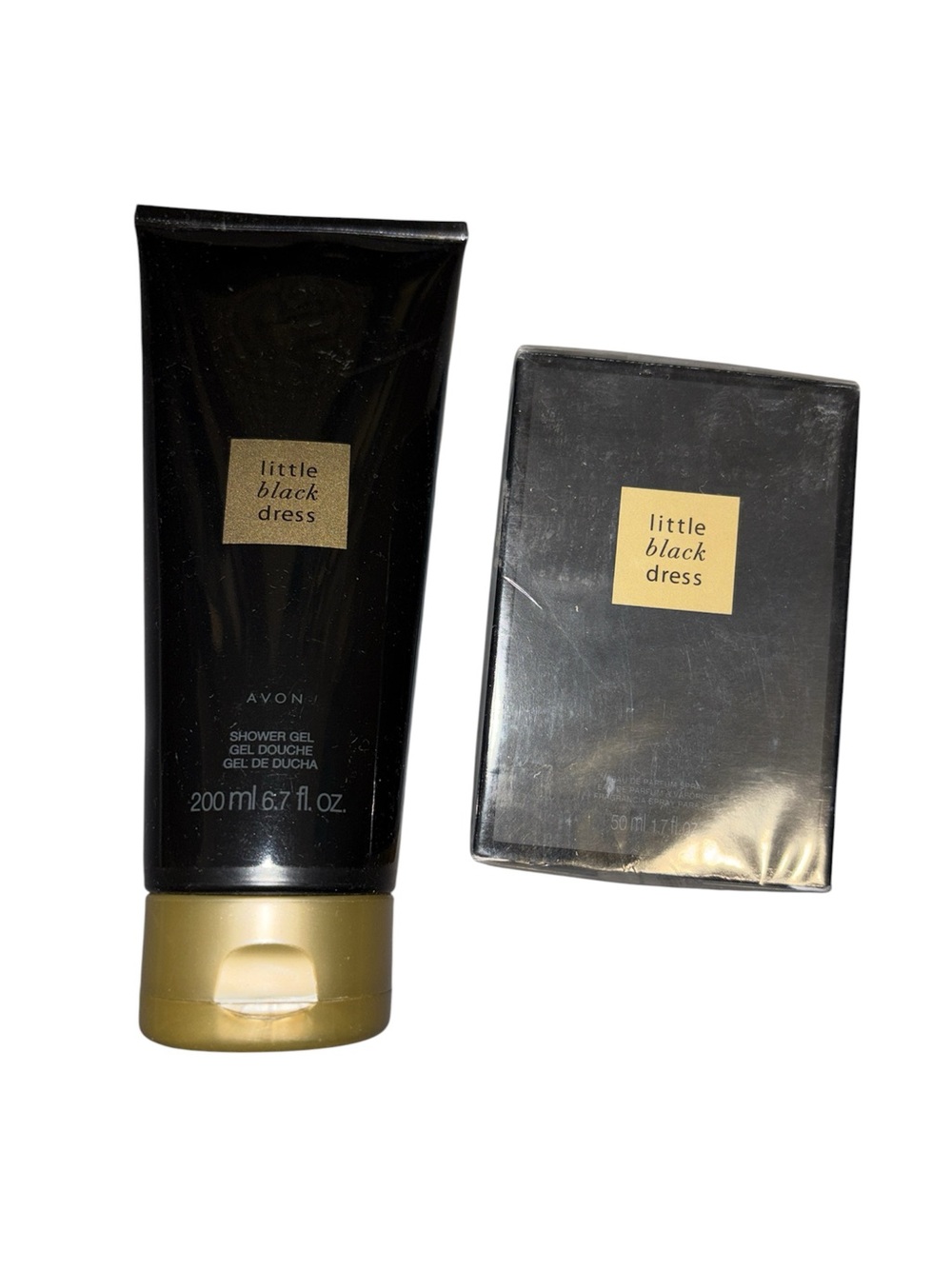 Avon Little Black Dress Shower Gel & Spray Set - NIB